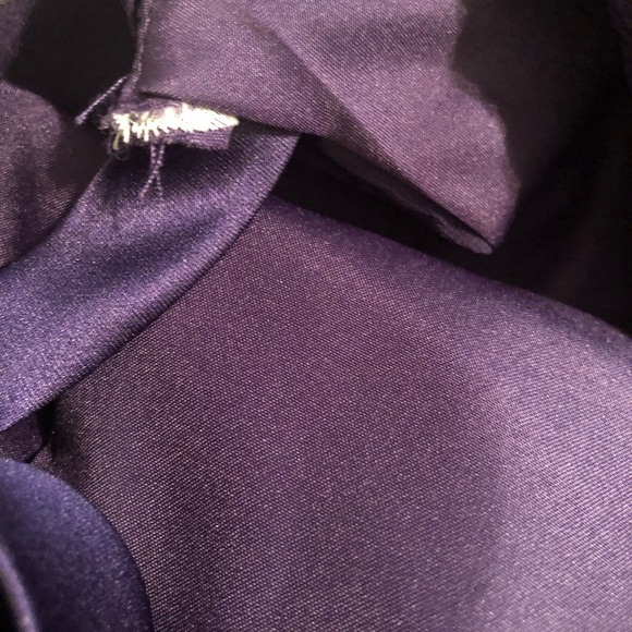 Christina Wu Grape Chiffon Long Evening Gown! - Picture 4 of 7